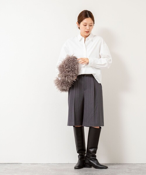 NOLLEY'S（ノーリーズ） ブラウス シャツ ウォッシャブル3Dレース襟