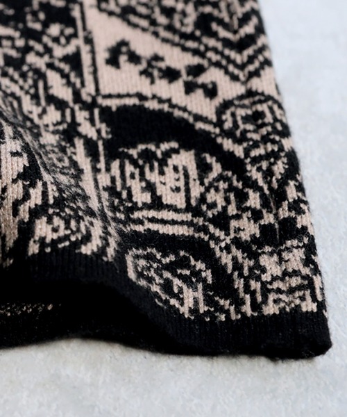 antiqua（アンティカ） ワンピース 柄ニット ワンピース : ZOZOTOWN