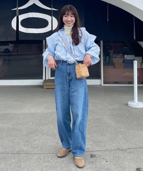 「RANAN」 長袖ブラウス M オフホワイト レディース_画像6