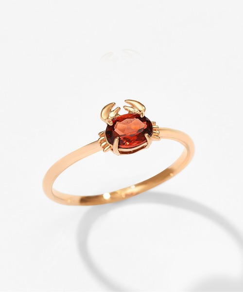 最終特価Jewel closet by L&Co.K10カラーストーンリング9号 Jewel closet by L&Co. 指輪 リング K10 カラーストーン カニ リング