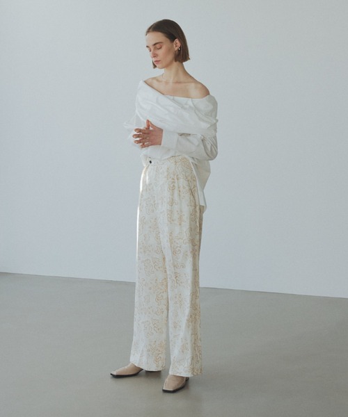 「styling/」 長袖ブラウス FREE ホワイト レディース_画像5