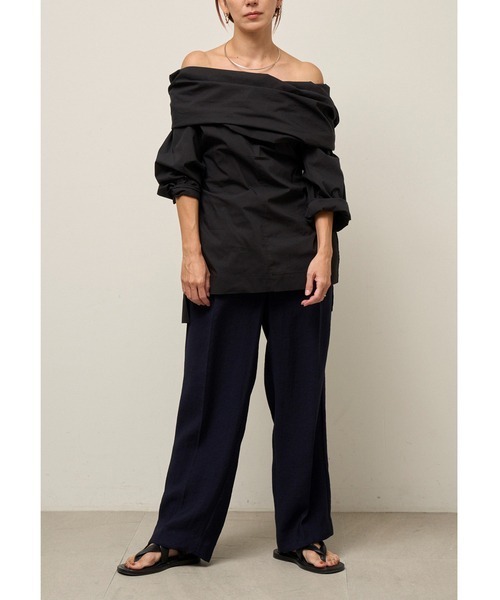 「styling/」 長袖ブラウス FREE ホワイト レディース_画像9