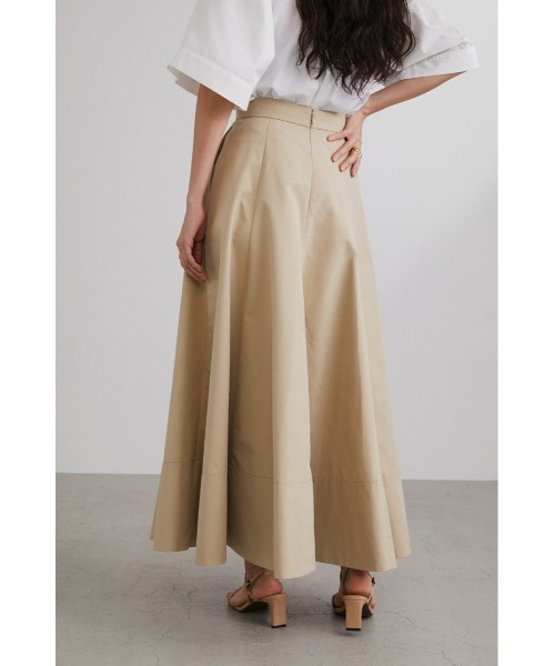 STYLEMIXER（スタイルミキサー） フレアスカート MEDIUM ベージュ
