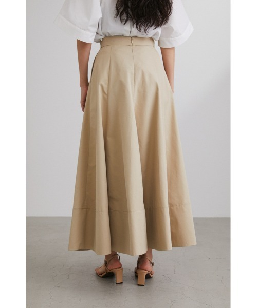 STYLEMIXER（スタイルミキサー） フレアスカート MEDIUM ベージュ