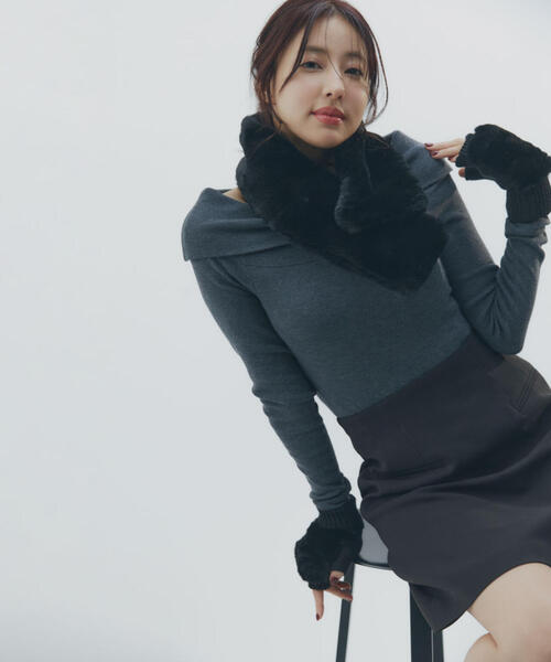 ピンキー＆ダイアン（PINKY&DIANNE）/ファーストール＆グローブ PINKY&DIANNE（ピンキー アンド ダイアン） ストール マフラー ファー