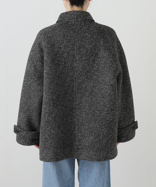 SLOBE IENA（スローブイエナ） ステンカラーコート コート ツイード