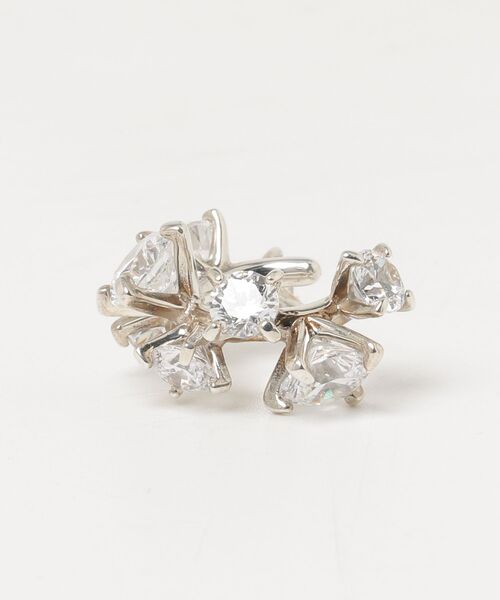 「e.m.」 イヤリング（片耳用） FREE シルバー レディース_画像2