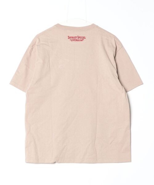 「ZIP FIVE」 「finck's」半袖Tシャツ LARGE ベージュ メンズ_画像2
