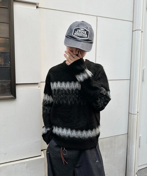 kutir（クティール） セーター ニット NORDIC SHAGGY PULLOVER KNIT
