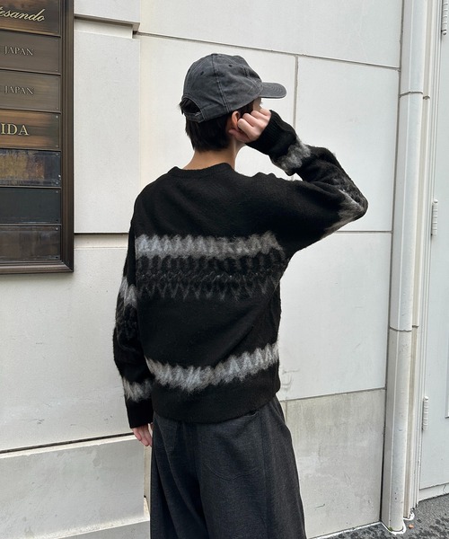 kutir（クティール） セーター ニット NORDIC SHAGGY PULLOVER KNIT