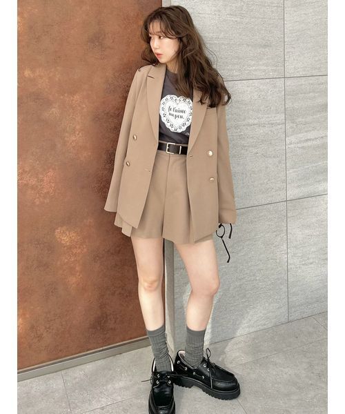 LILY BROWN（リリーブラウン） パンツ ベルトセットショートパンツ