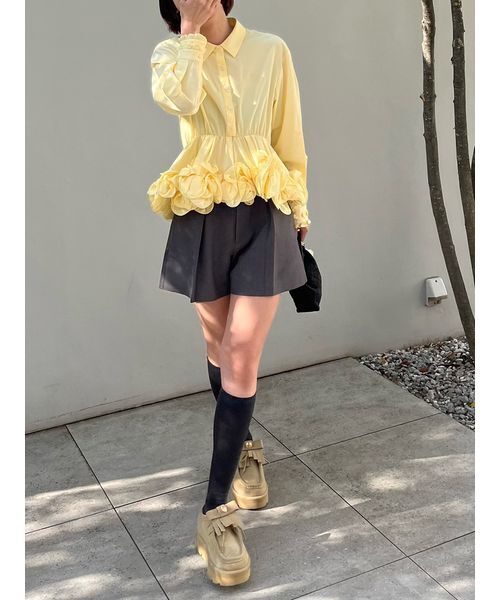 LILY BROWN（リリーブラウン） パンツ ベルトセットショートパンツ