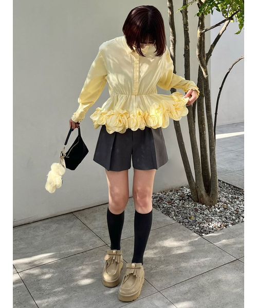 LILY BROWN（リリーブラウン） パンツ ベルトセットショートパンツ