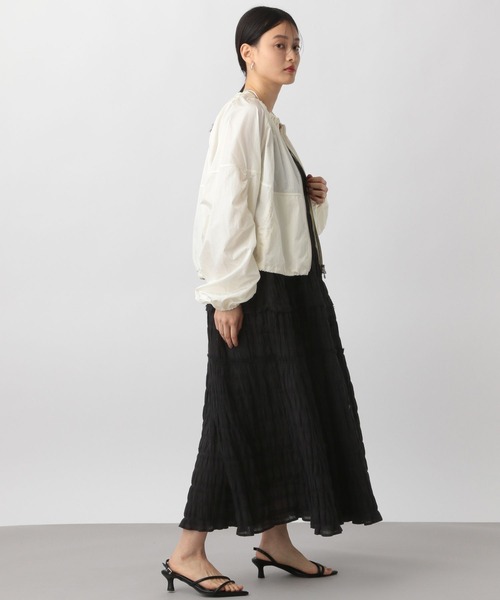 「A part by」 ナイロンブルゾン FREE オフホワイト レディース_画像4