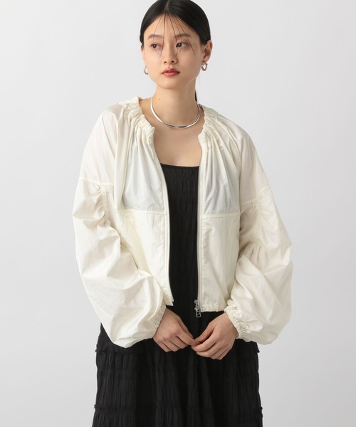 「A part by」 ナイロンブルゾン FREE オフホワイト レディース_画像5