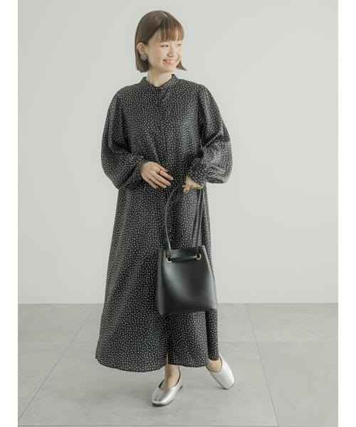 「Lugnoncure」 長袖ワンピース F ベージュ レディース_画像10