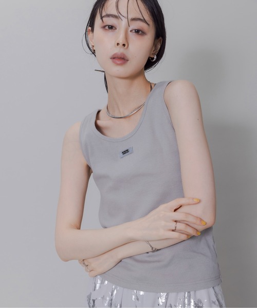 「Eimee Law」 ノースリーブトップス 38 スミクロ レディース_画像3