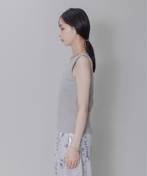 「Eimee Law」 ノースリーブトップス 38 スミクロ レディース_画像5