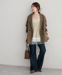 キャミソール 「Noka」レース使いキャミチュニックの詳細画像5