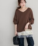 キャミソール 「Noka」レース使いキャミチュニックの詳細画像4