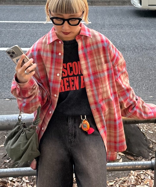 「CIAOPANIC TYPY」 長袖シャツ MEDIUM モカ メンズ_画像5