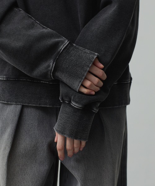 CALLNE トレーナー スウェット Vintage Henley Neck Sweat