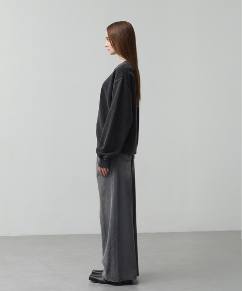 CALLNE トレーナー スウェット Vintage Henley Neck Sweat