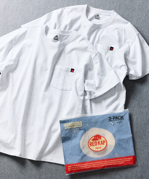 RED KAP（レッドキャップ） tシャツ 別注 2P クルーネック ショート