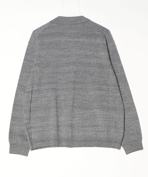 【25SS/新品タグ付き/42,900円】ATONポロニットカーディガン ATON（エイトン） カーディガン COTTON WASHI BOUCLE | POLO CARDIGAN