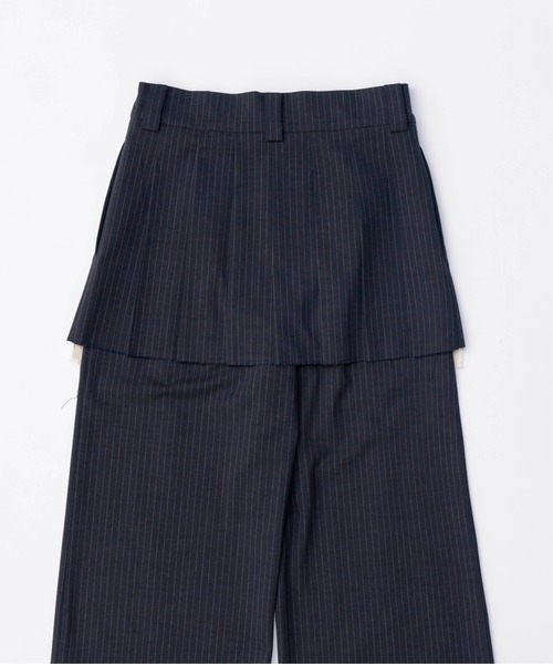 「MAISON SPECIAL」 スラックス 36 ブラック レディースの画像