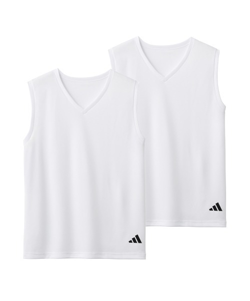 adidas（アディダス） インナーシャツ 肌着 Vネックスリーブレス ワン