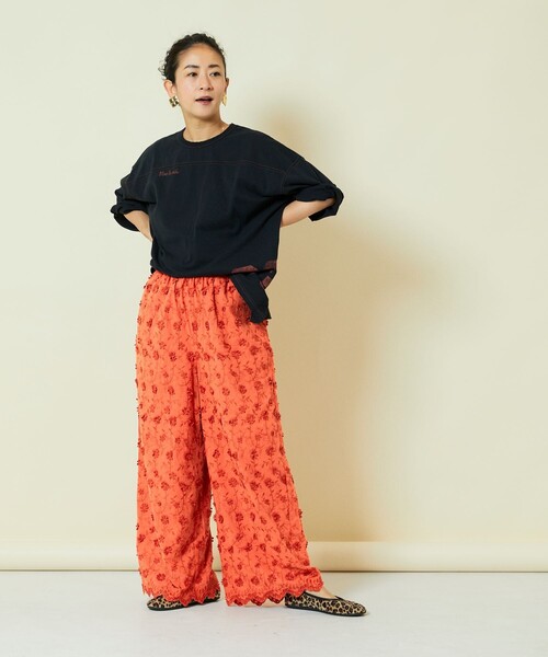 「Freada」 イージーパンツ ONE SIZE オフホワイト レディースの画像
