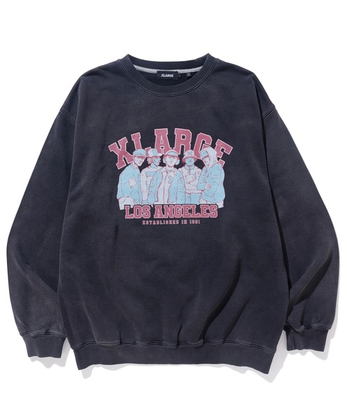 「XLARGE」 スウェットカットソー M グレー メンズ