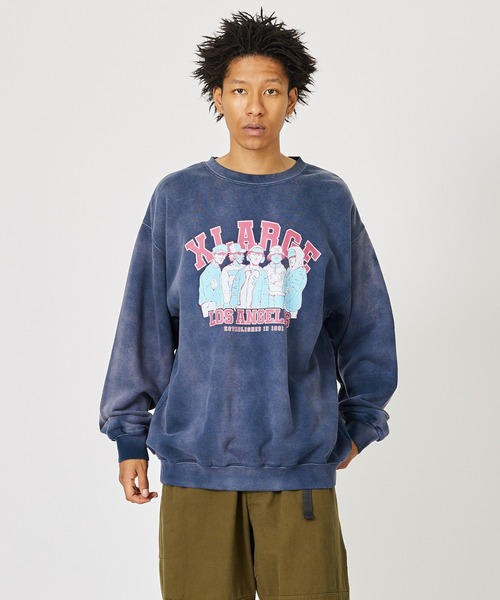 「XLARGE」 スウェットカットソー M グレー メンズ_3