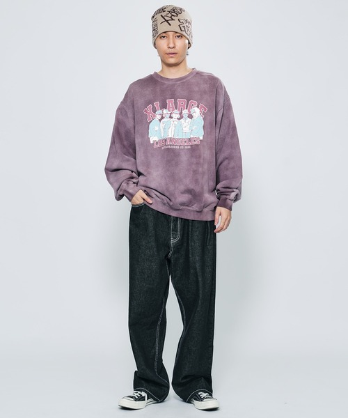 「XLARGE」 スウェットカットソー M グレー メンズ_10
