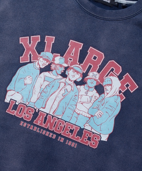 「XLARGE」 スウェットカットソー M グレー メンズ_14