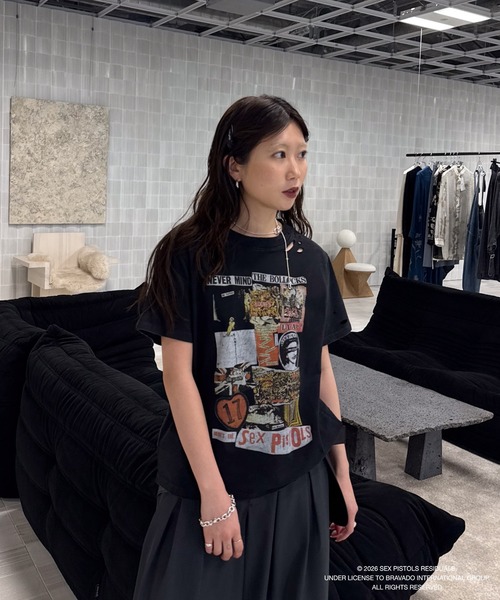 Ameri（アメリ） tシャツ 半袖 Sex Pistols DAMAGE TEE レディース