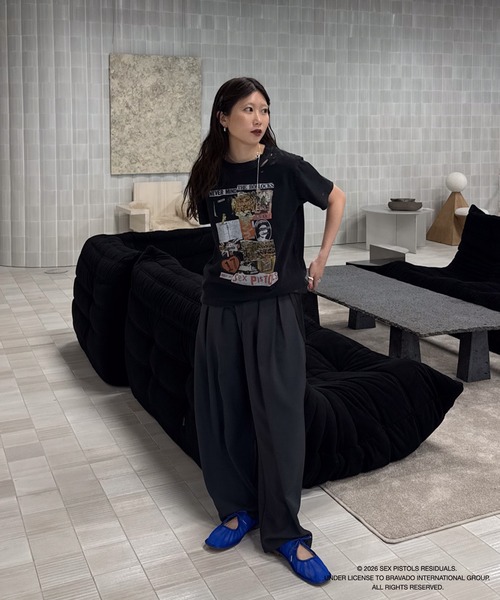 Ameri（アメリ） tシャツ 半袖 Sex Pistols DAMAGE TEE レディース