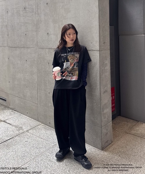Ameri（アメリ） tシャツ 半袖 Sex Pistols DAMAGE TEE レディース