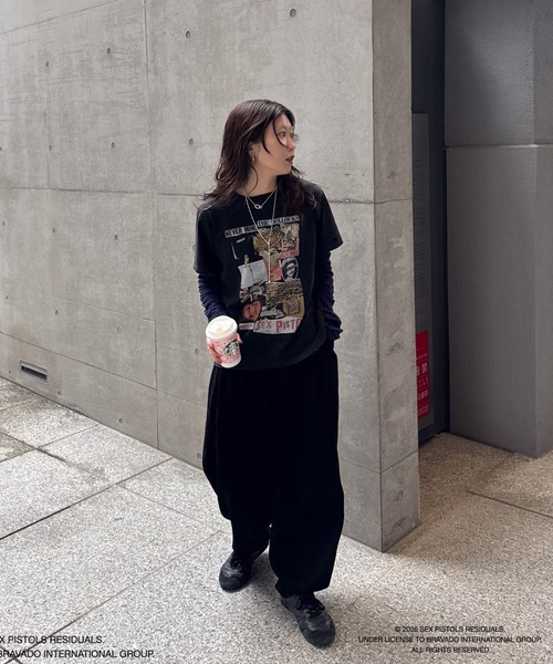 Ameri（アメリ） tシャツ 半袖 Sex Pistols DAMAGE TEE レディース