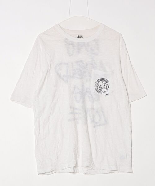 STUSSY（ステューシー） 半袖Tシャツ L ホワイト メンズ : ZOZOTOWN