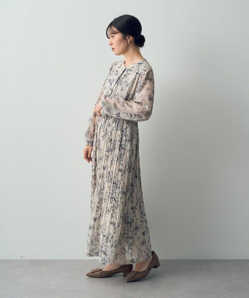「YECCA VECCA」 長袖ワンピース FREE ライトベージュ レディース_画像6