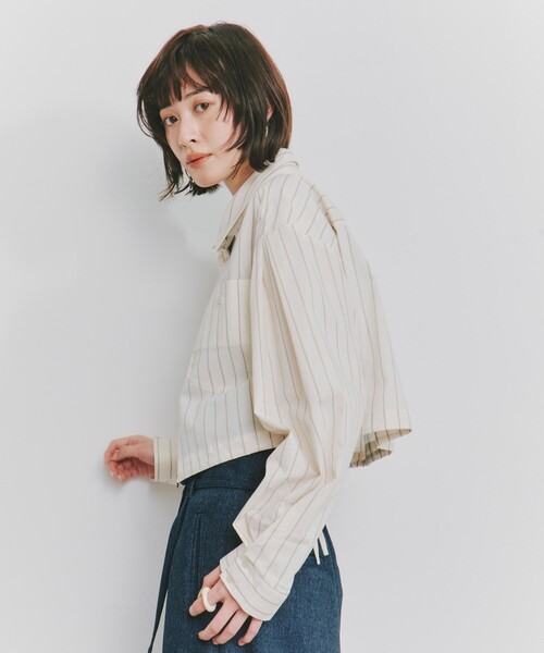 「UNITED TOKYO」 長袖シャツ FREE ネイビー レディースの画像