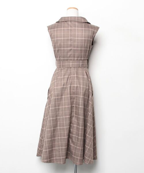 「JILL by JILL STUART」 ノースリーブワンピース MEDIUM ブラウン レディース_画像2