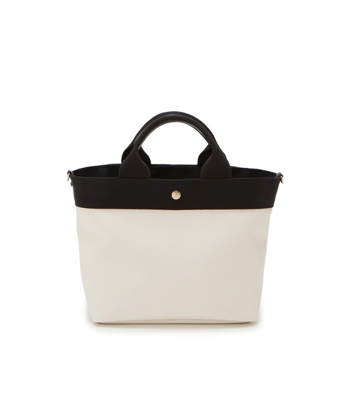 【新品未使用】BREATH TOPKAPIトートバッグ ホワイト/ブラック TOPKAPI BREATH（トプカピ ブレス） 「Breath TOPKAPI」 2WAYバッグ