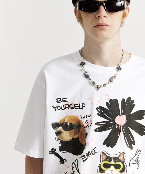 「Ressaca」 半袖Tシャツ M ホワイト メンズ_画像5