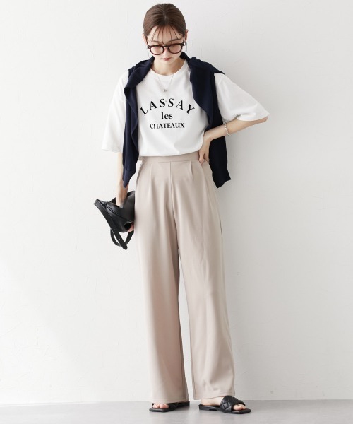 「nissen」 セットアップ LL ベージュ レディース_画像8