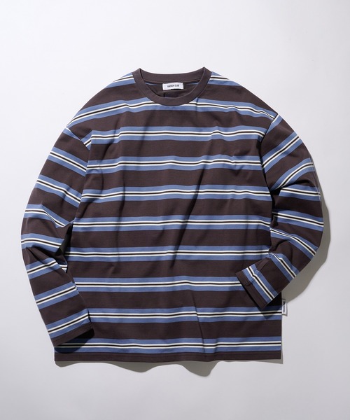 「MAISON CLUB」 長袖Tシャツ M チャコールグレー メンズ_画像8