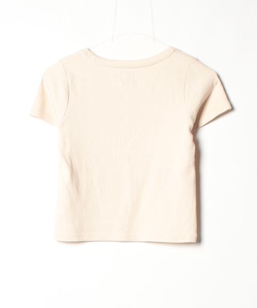 「IKUMI」 半袖Tシャツ - ベージュ レディース_画像2
