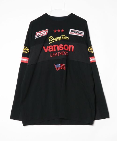 O*v様 vanson leathers Supreme 長袖カットソー S Supreme（シュプリーム） Leathers 長袖Tシャツ「VANSONコラボ」 X